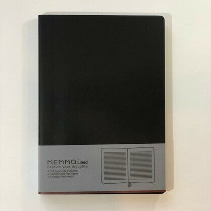 MEMMO Notebook A5, Black