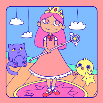 Princess Puzzle Card