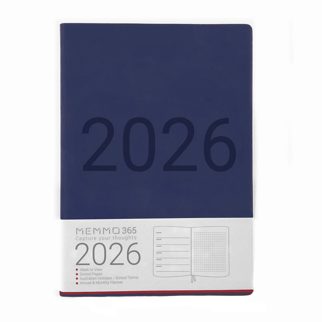 MEMMO365 Luxe (week-to-view), Navy
