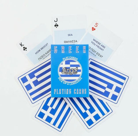 Greek Lingo Playing Cards