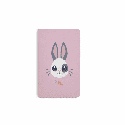 Belle Bunny - Bush Buddies Lined Notebook, A6
