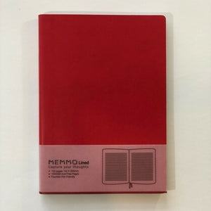 MEMMO Notebook A5, Red