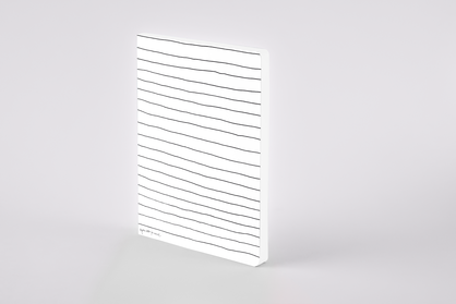 Lines by Myriam Beltz Graphic L Dotted Notebook, A5