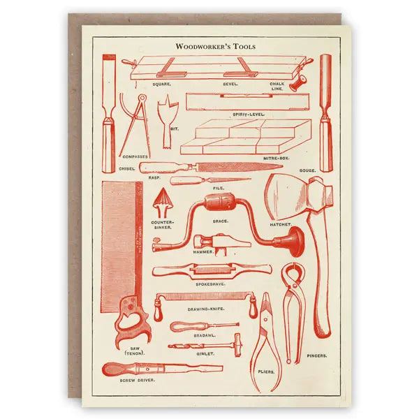 Woodworker's Tools Card