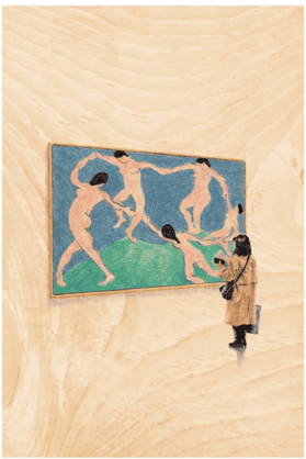 Matisse Wooden Postcard