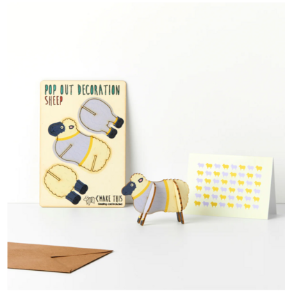 Pop Out Sheep Card