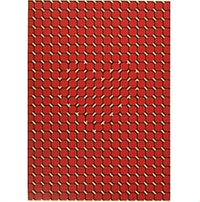 Daycraft Illusions Lined A4 Notebook, Red and Yellow