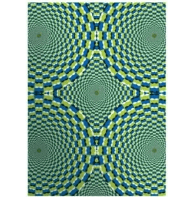 Daycraft Illusions Lined A4 Notebook, Blue and Green