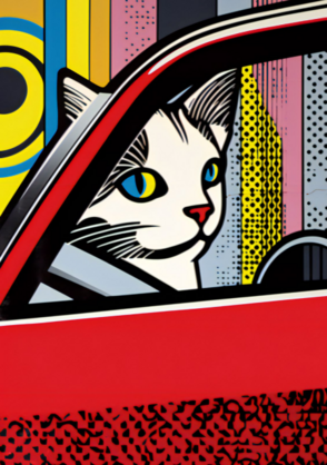 Roy’s Kitten in Car Card