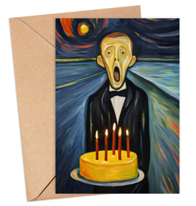 Your Birthday is a Scream Card