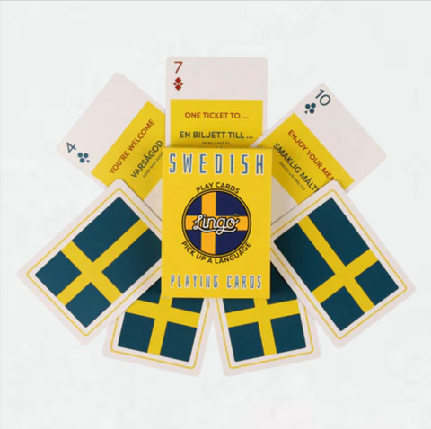 Swedish Lingo Playing Cards