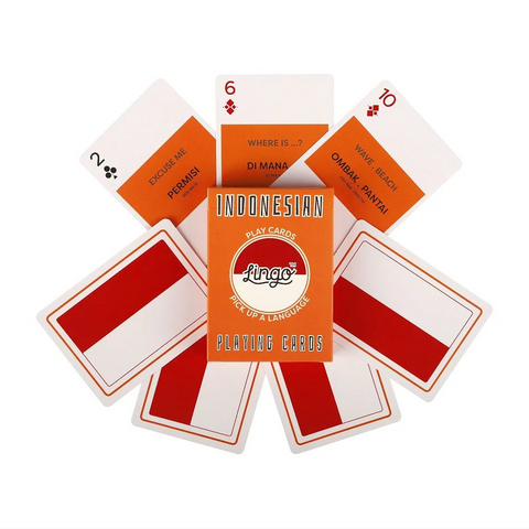 Indonesian Lingo Playing Cards
