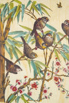 Birds on a Branch Wooden Postcard