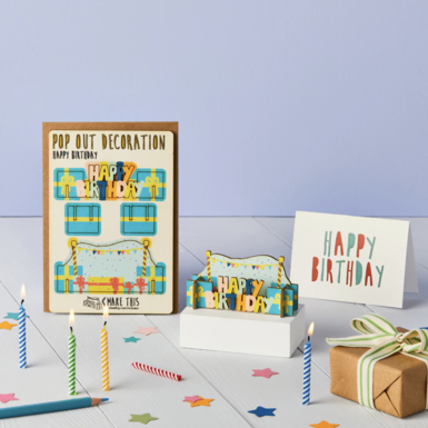 Pop Out Happy Birthday Presents Card
