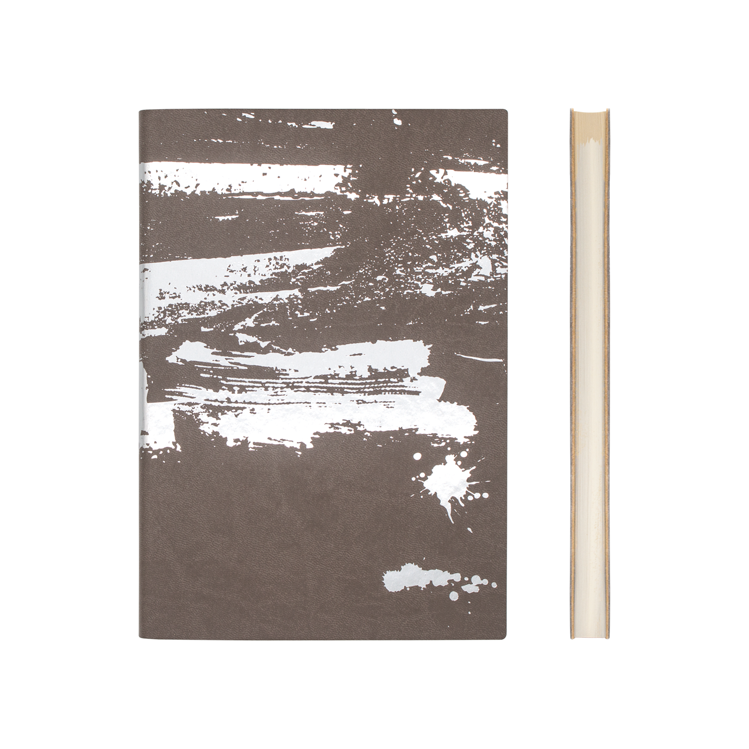 Daycraft A5 Signature Paint Art Plain Notebook - Silver