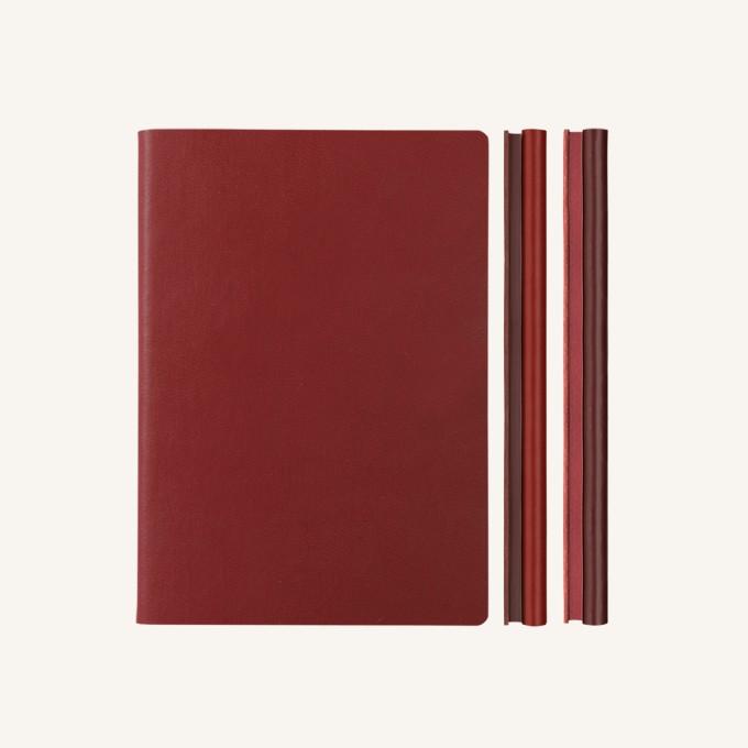Daycraft Signature Duo Notebook - Red / Burgundy