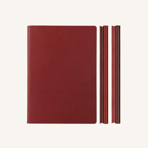 Daycraft Signature Duo Notebook - Red / Burgundy
