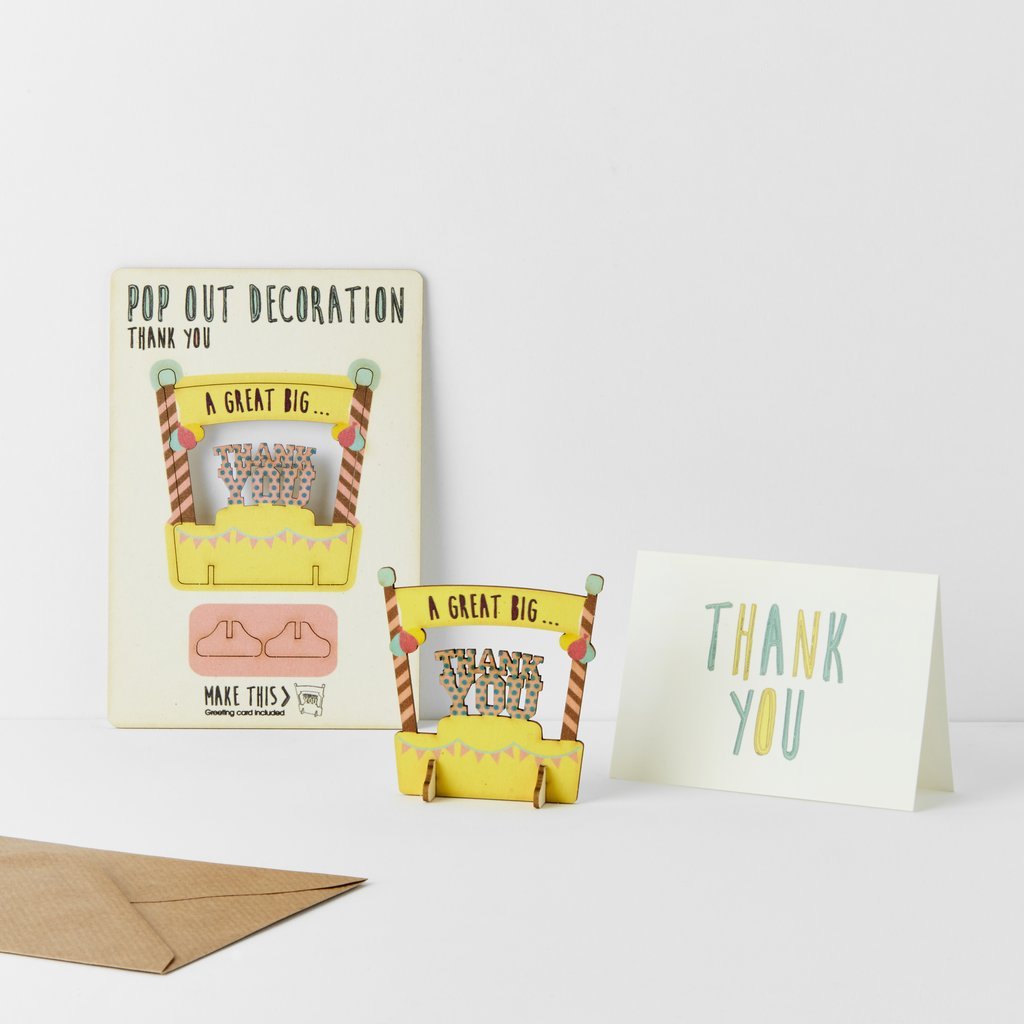 The Pop Out Card Company Pop Out "Thank You" Card