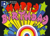 Lenticular Animation Postcard, Happy Birthday I