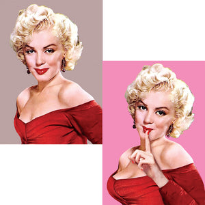 Marilyn Monroe 3D Postcard