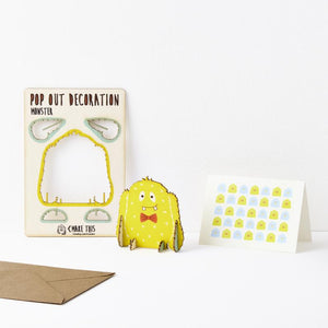 The Pop Out Card Company Pop Out Monster Card