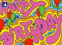 Lenticular Animation Postcard, Happy Birthday