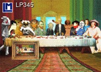 Lenticular Animation Postcard, Last Supper III