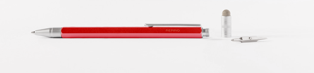 MEMMO MEMMO Metro Stylus Tool Pen, Red