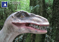 Lenticular Lenticular 3D Postcard, Dinosaur Raptors Face