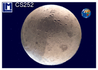 Lenticular Lenticular 3D Postcard, Moon and Earth