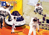 Lenticular Lenticular 3D Postcard, Astronauts