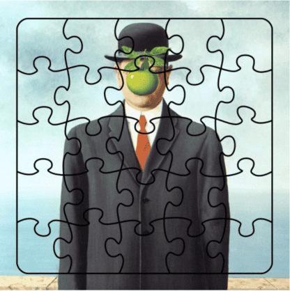 The Son of Man Puzzle Card