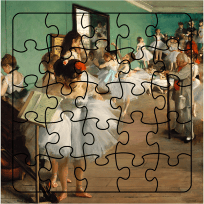 The Dance Class Puzzle Card