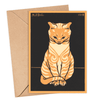 Sitting Cat Card