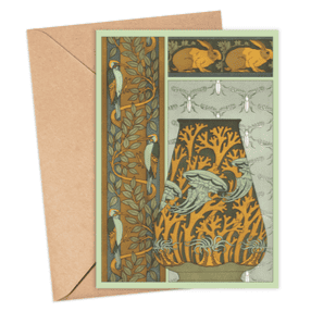 Jellyfish Vase Card