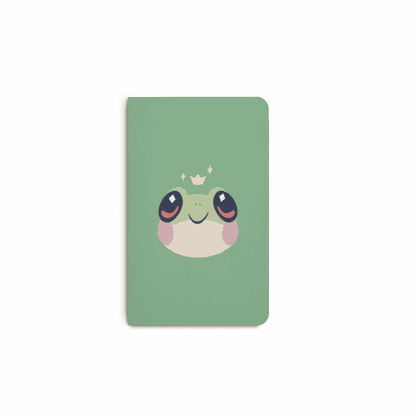 Finn Frog - Bush Buddies Lined Notebook, A6