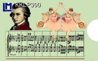 Lenticular Lenticular Animation Card Case, Beethoven / Mozart