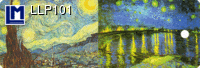 Lenticular Lenticular Animation Bookmark, Vincent Van Gogh