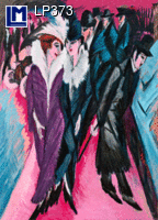 Lenticular Lenticular Animation Postcard, Ludwig Kirchner