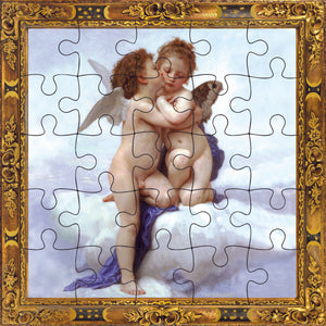 Bouguereau Angels Puzzle Card