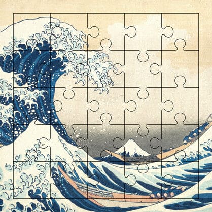 The Great Wave off Kanagawa - Masters Puzzle Card
