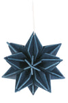 M Star Ornament, Navy (7cm)