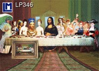 Lenticular Animation Postcard, Last Supper IV