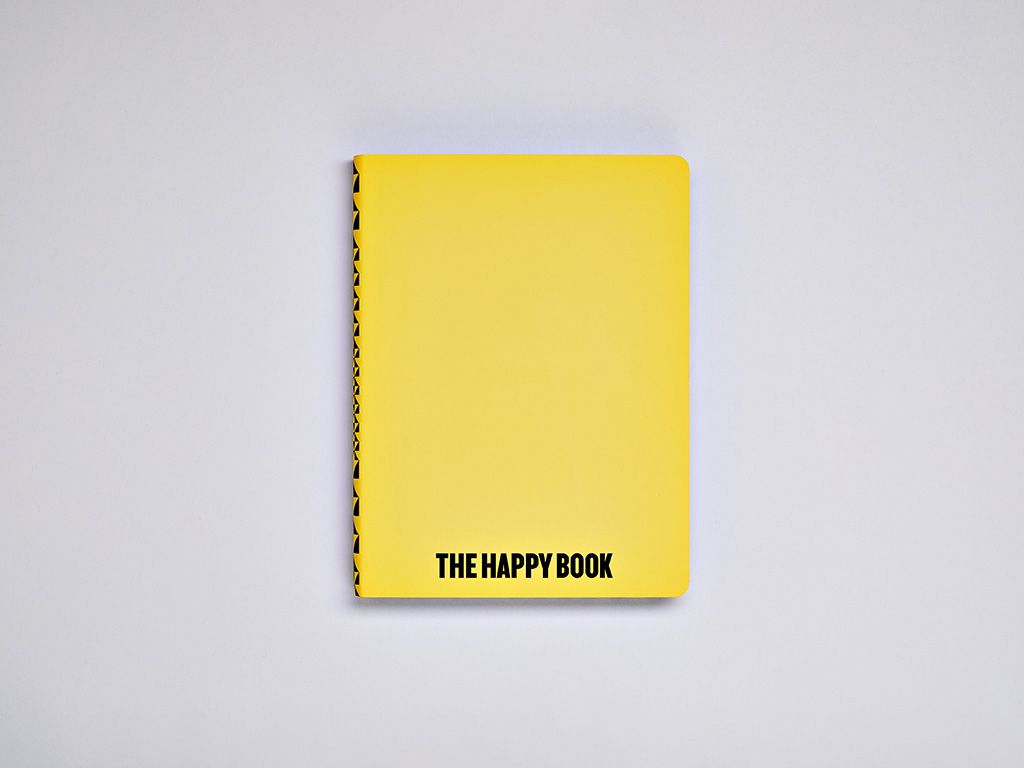 The Happy Book by Sagmeister & Walsh L Dotted Notebook, A5